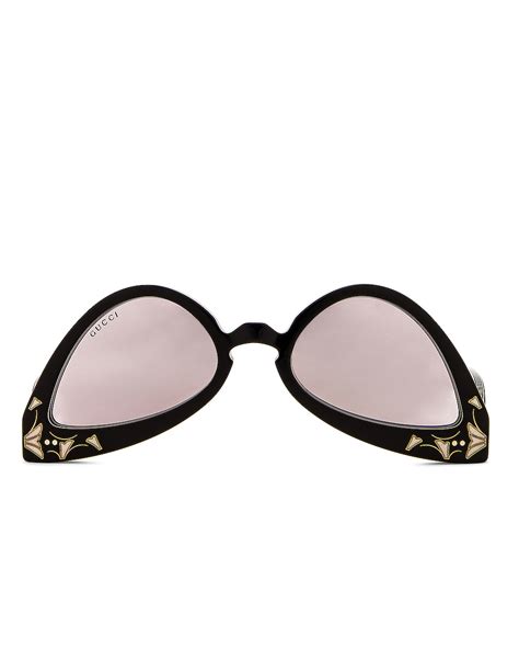 upside down sunglasses gucci|gucci inverted cat eye glasses.